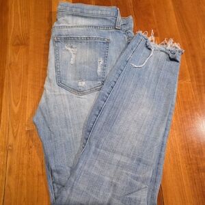 Current/Elliott The Stiletto Shredded Jeans – Size 28 / 0